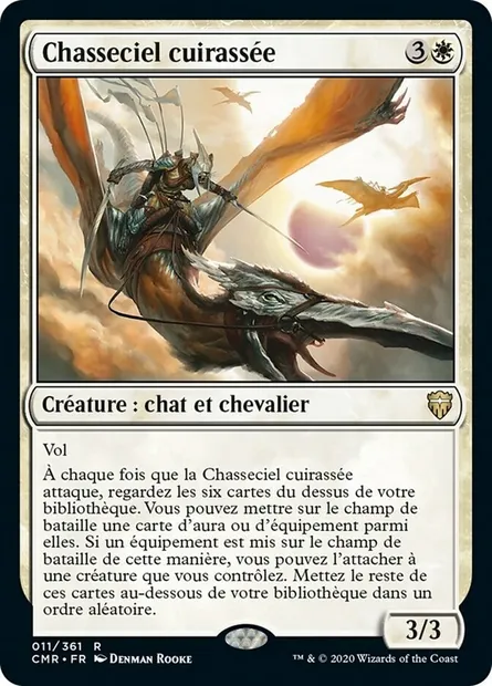 Chasseciel cuirassée, carte Magic CMR 11 — extension Commander Legends