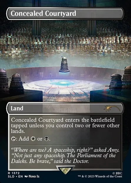Concealed Courtyard, Magic card SLD 1372 — Secret Lair Drop set