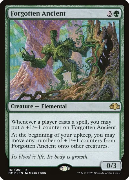 Forgotten Ancient, Magic card DMR 161 — Dominaria Remastered set