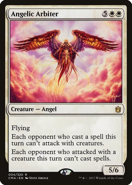 Angelic Arbiter, Magic card CMA 4 — Commander Anthology set