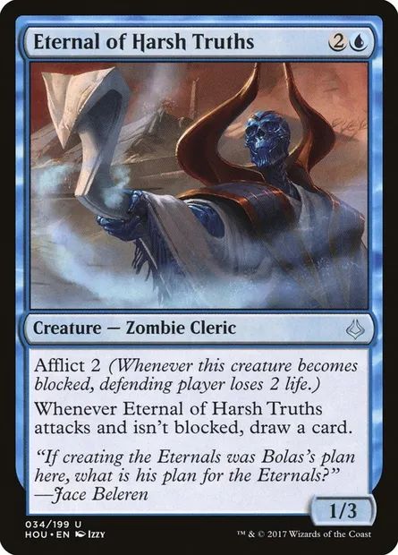 Eternal of Harsh Truths, Magic card HOU 34 — Hour of Devastation set