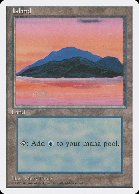 Île, carte Magic ITP 58 — extension Introductory Two-Player Set