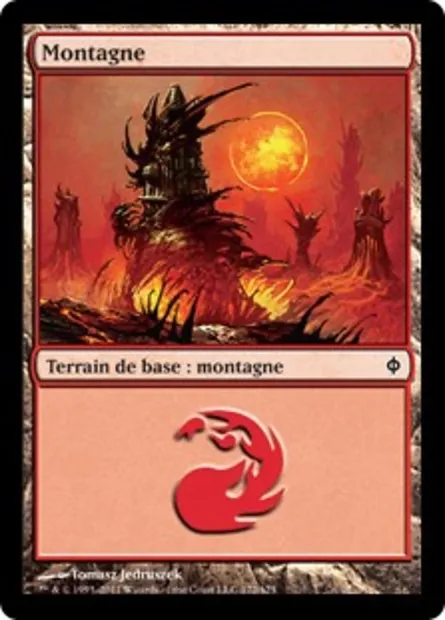 Montagne, carte Magic NPH 172 — extension La Nouvelle Phyrexia