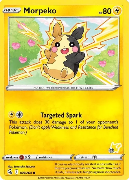 Morpeko, carte Pokémon BA22 109-23 — extension Battle Academy 2022