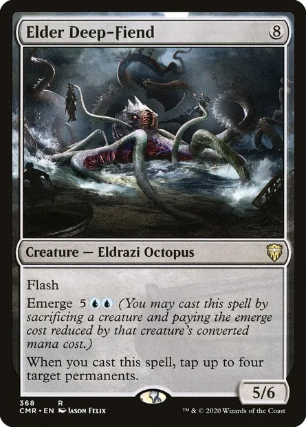 Elder Deep-Fiend, Magic card CMR 368 — Commander Legends set