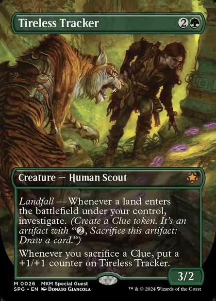 Tireless Tracker, Magic card SPG 26 — Special Guests set