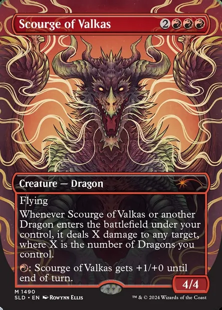 Scourge of Valkas, Magic card SLD 1490 — Secret Lair Drop set