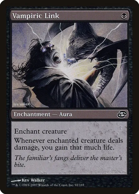 Vampiric Link, Magic card PLC 92 — Planar Chaos set