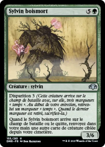 Sylvin boismort, carte Magic DMR 155 — extension Dominaria Remastered