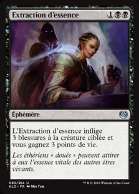 Extraction d'essence, carte Magic KLD 80 — extension Kaladesh