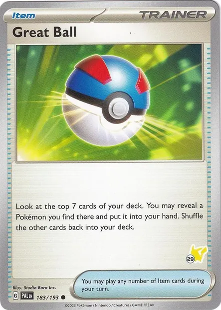 Super Ball, carte Pokémon BA24 183-29 — extension Battle Academy 2024