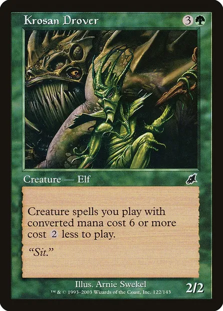 Krosan Drover, Magic card SCG 122 — Scourge set