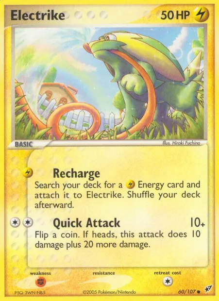 Electrike, Pokémon card DX 60 — Deoxys set