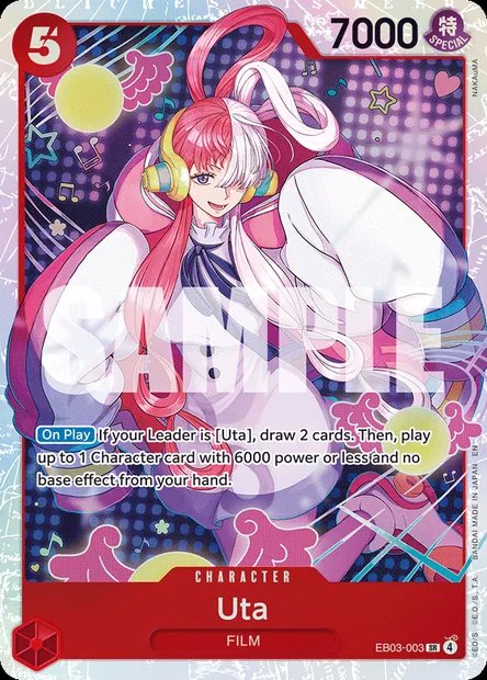 Uta, One Piece card EB03-003 — ONE PIECE HEROINES EDITION set