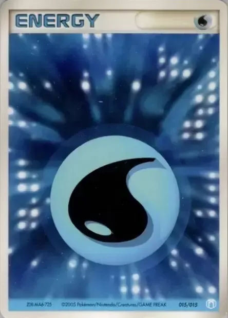 Water Energy, Pokémon card GBOX-M-L 014C — Gift Box Mew • Lucario set