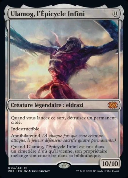 Ulamog, l'Épicycle Infini, carte Magic 2X2 3 — extension Double Masters 2022