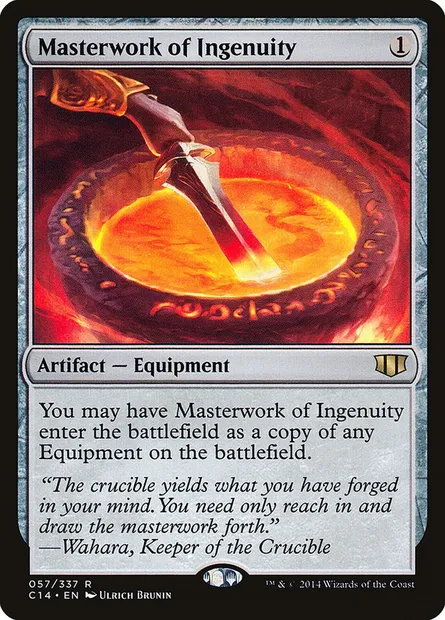 Masterwork of Ingenuity, Magic card C14 57 — Commander 2014 set