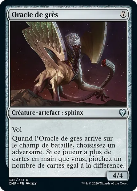 Oracle de grès, carte Magic CMR 336 — extension Commander Legends
