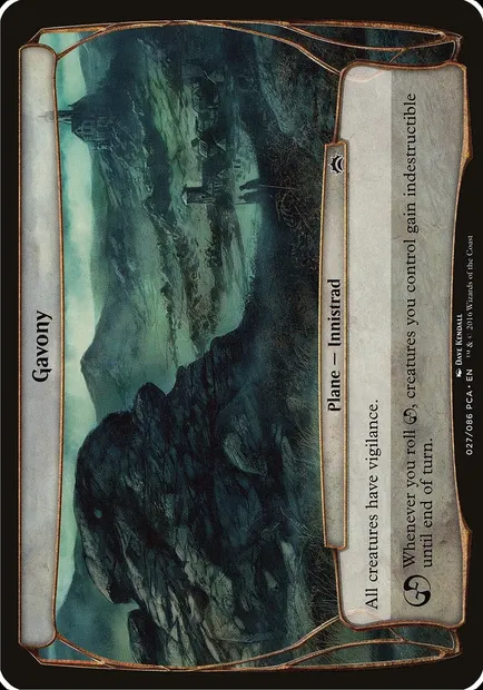 Gavony, Magic card OPCA 27 — Planechase Anthology Planes set