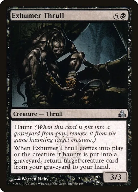 Exhumer Thrull, Magic card GPT 50 — Guildpact set