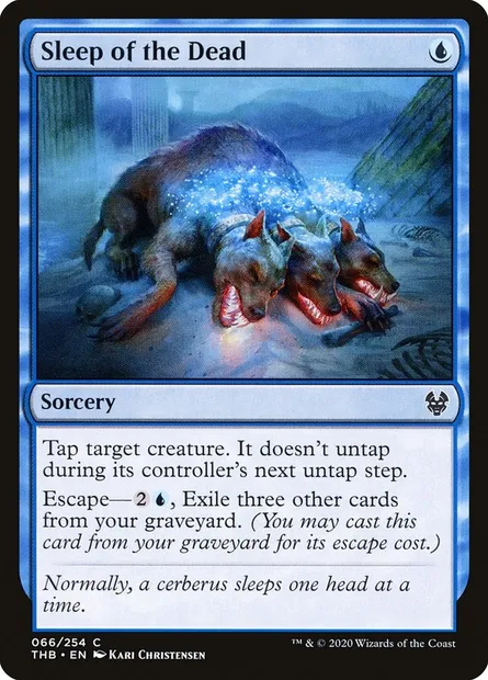 Sleep of the Dead, Magic card THB 66 — Theros Beyond Death set