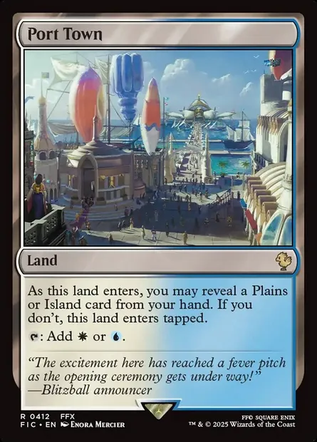 Port Town, Magic card FIC 412 — Final Fantasy Commander set