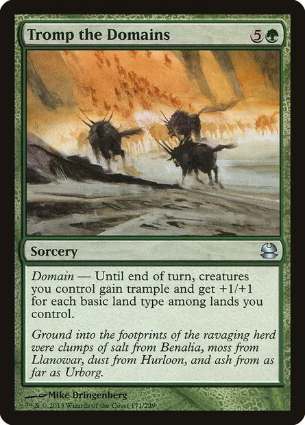 Tromp the Domains, Magic card MMA 171 — Modern Masters set