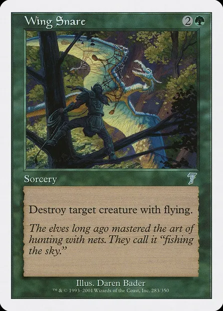 Collet aérien, carte Magic 7ED 283 — extension Septième Edition