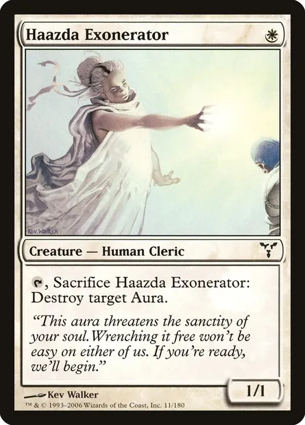 Haazda Exonerator, Magic card DIS 11 — Dissension set