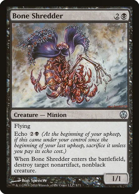 Bone Shredder, Magic card DDE 5 — Duel Decks: Phyrexia vs. the Coalition set