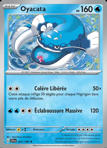 Oyacata, carte Pokémon SVI 061 — extension Écarlate et Violet