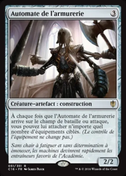 Automate de l'armurerie, carte Magic C16 51 — extension Commander 2016