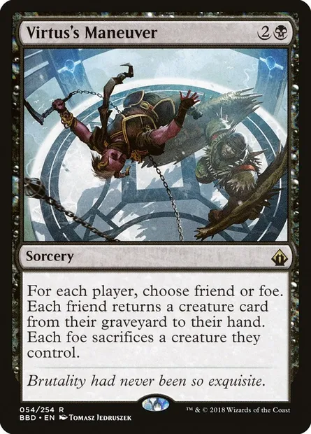 Virtus's Maneuver, carte Magic BBD 54 — extension Battlebond