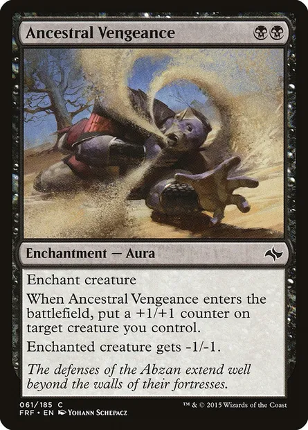 Ancestral Vengeance, Magic card FRF 61 — Fate Reforged set