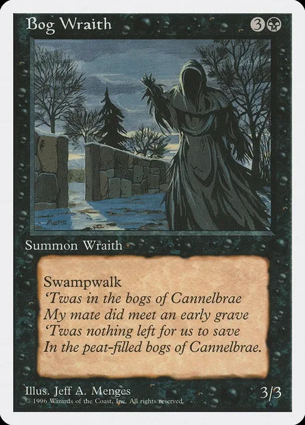 Bog Wraith, Magic card ITP 17 — Introductory Two-Player Set set