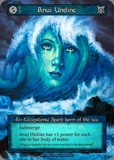 Anui Undine, Sorcery card ALP 018 — Alpha set