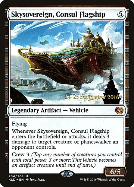 Skysovereign, Consul Flagship, Magic card PKLD 234s — Kaladesh Promos set