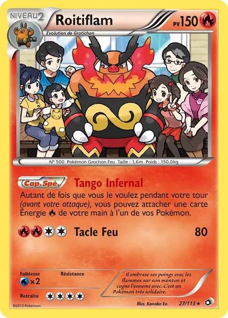 Roitiflam, carte Pokémon LTR 27 — extension Legendary Treasures