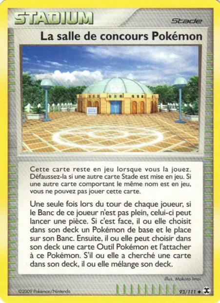 La salle de concours Pokémon, carte Pokémon RR 93 — extension Rivaux Émergeants
