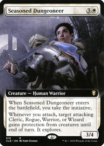 Seasoned Dungeoneer, Magic card CLB 610 — Commander Legends: Battle for Baldur's Gate set