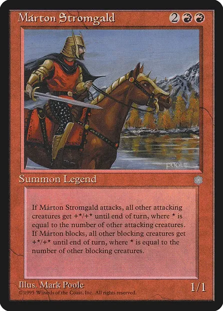 Màrton Stromgald, carte Magic ICE 199 — extension Ere Glaciaire