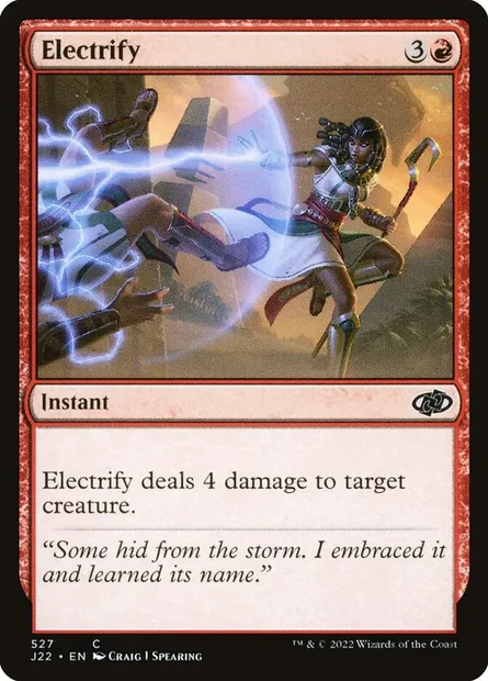 Electrify, Magic card J22 527 — Jumpstart 2022 set
