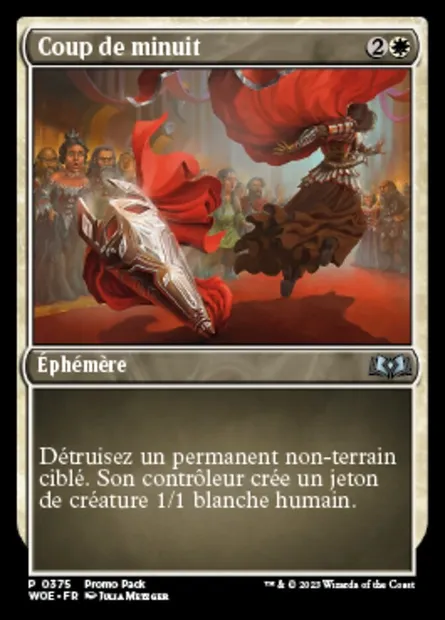 Coup de minuit, carte Magic WOE 375 — extension Wilds of Eldraine