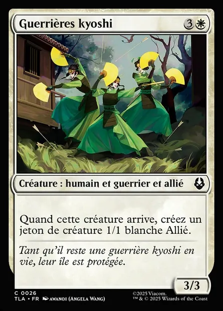 Guerrières kyoshi, carte Magic TLA 26 — extension Avatar: The Last Airbender