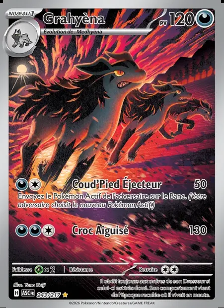 Grahyèna, carte Pokémon ASC 243 — extension Héros Transcendants