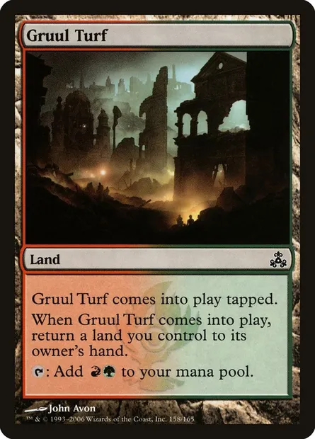 Gruul Turf, Magic card GPT 158 — Guildpact set