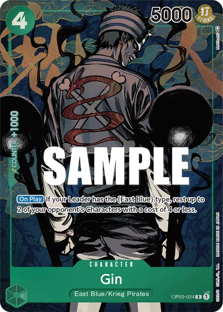 Gyn, carte One Piece OP03-024 — extension PILLARS OF STRENGTH