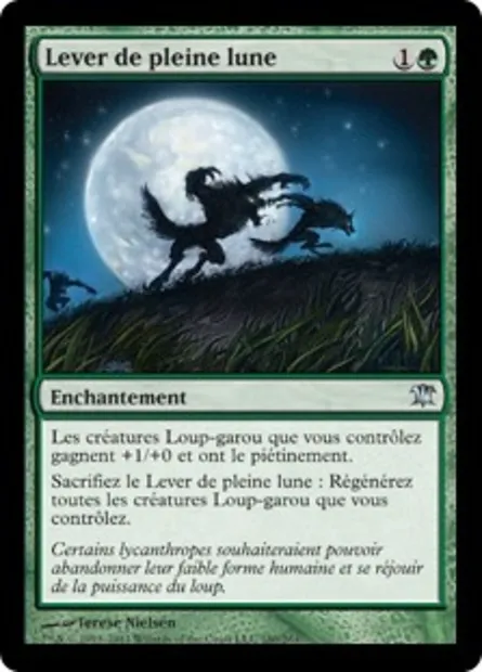 Lever de pleine lune, carte Magic ISD 180 — extension Innistrad