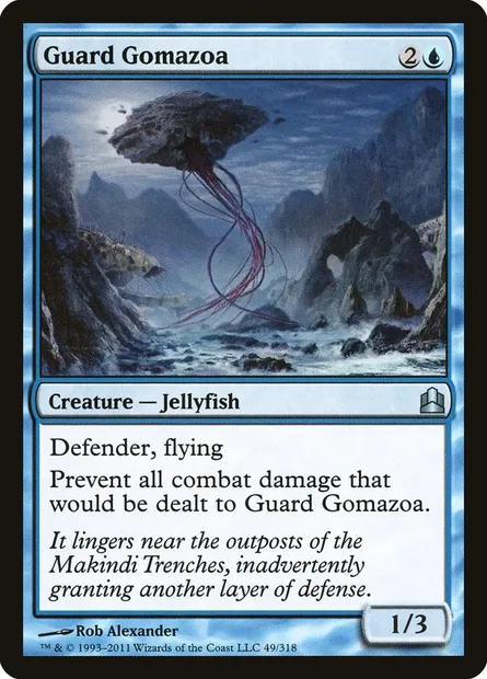 Guard Gomazoa, Magic card CMD 49 — Commander 2011 set
