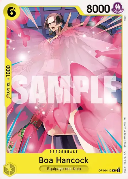 Boa Hancock, carte One Piece OP16-112 — extension L'HEURE DE LA BATAILLE DÉCISIVE